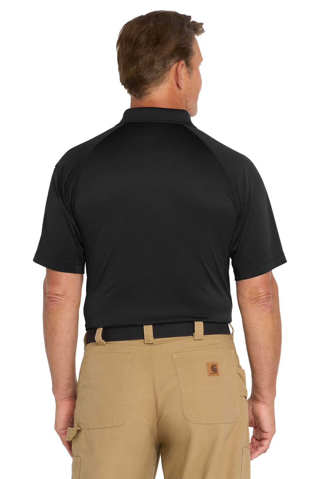 Black CornerStone Tall Select Snag-Proof Tactical Polo. TLCS410