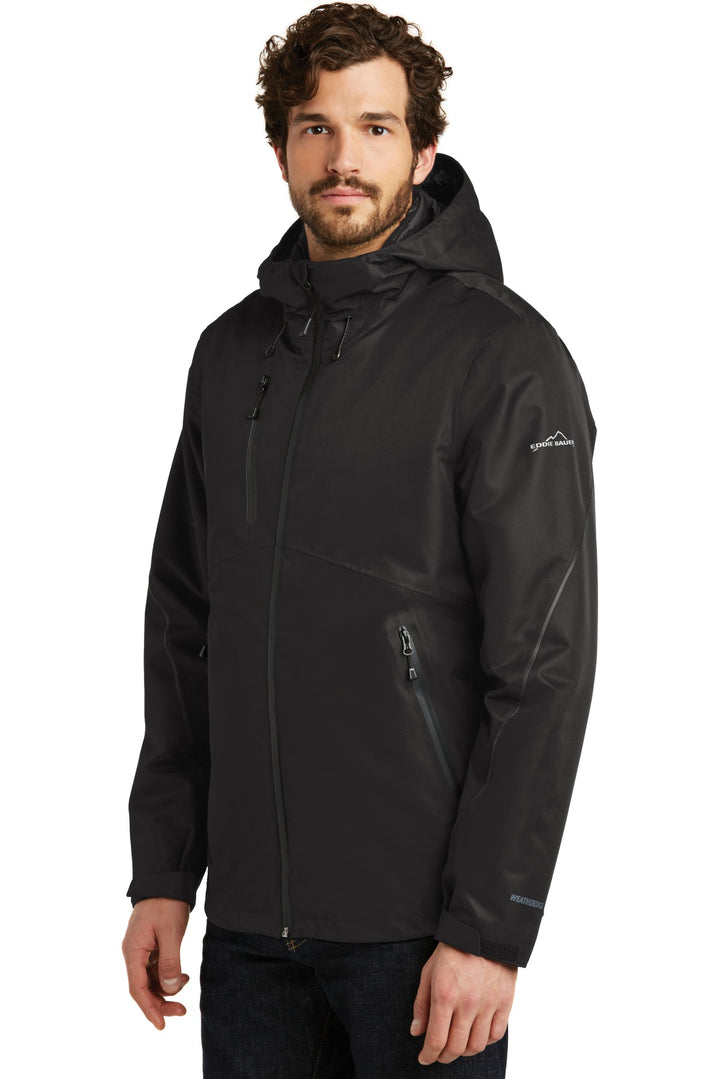 Black Eddie Bauer WeatherEdge Plus 3-in-1 Jacket. EB556