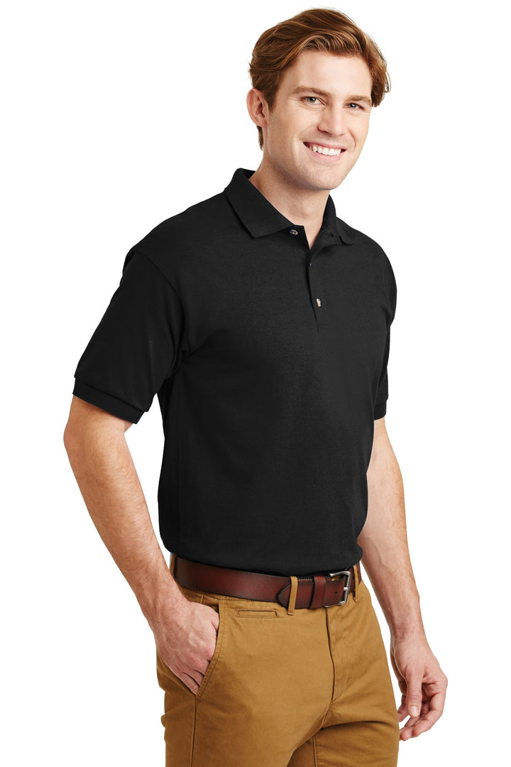 Black Gildan - DryBlend 6-Ounce Jersey Knit Sport Shirt. 8800
