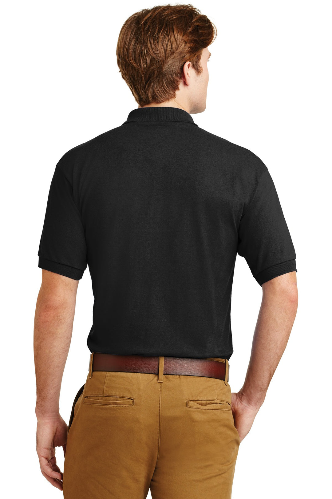 Black Gildan - DryBlend 6-Ounce Jersey Knit Sport Shirt. 8800