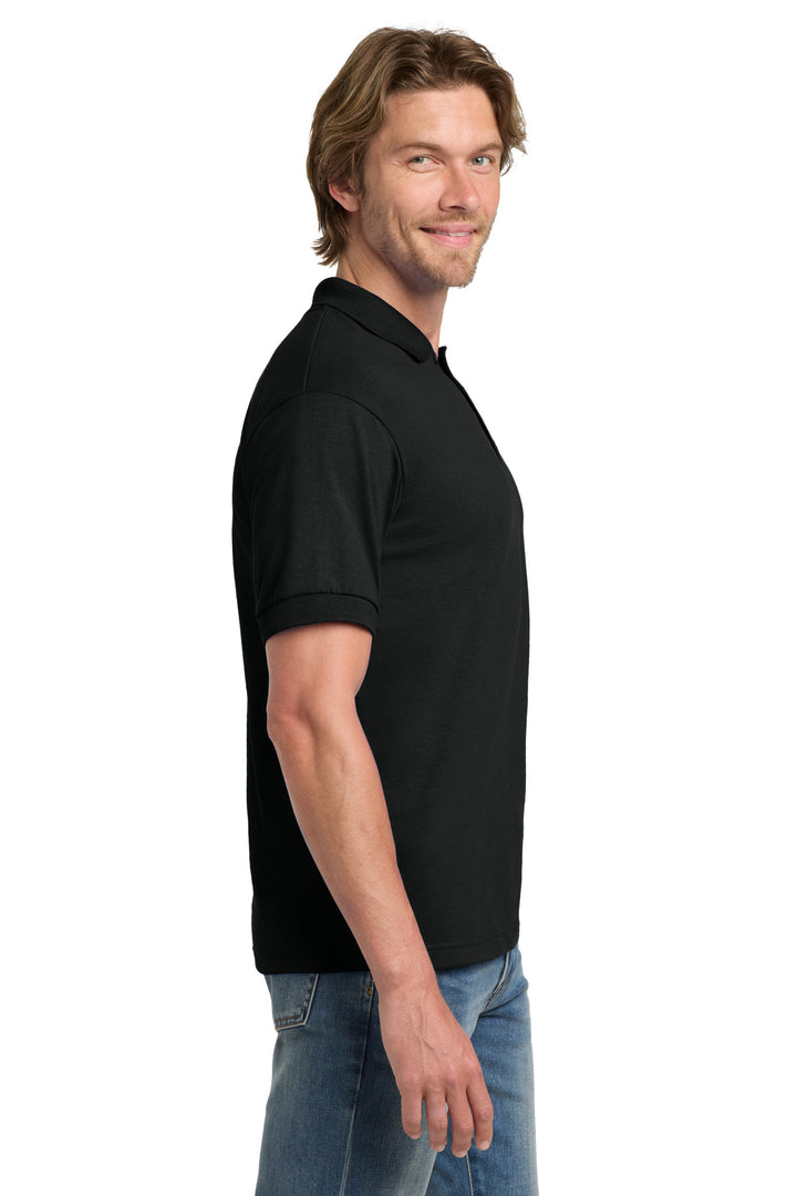 Black Gildan - DryBlend 6-Ounce Jersey Knit Sport Shirt. 8800