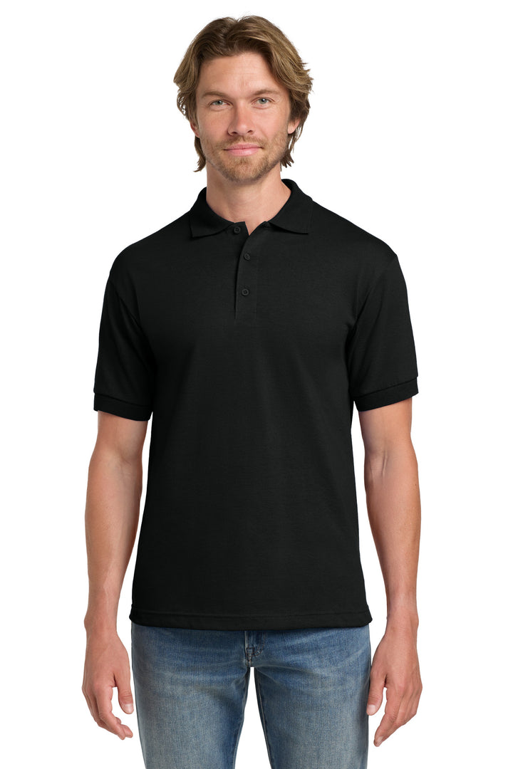 Black Gildan - DryBlend 6-Ounce Jersey Knit Sport Shirt. 8800