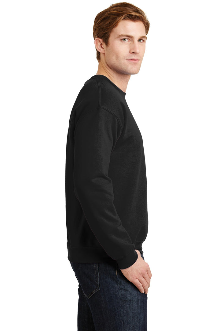 Black Gildan Heavy Blend Crewneck Sweatshirt. 18000