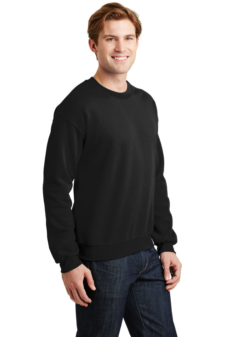 Black Gildan Heavy Blend Crewneck Sweatshirt. 18000