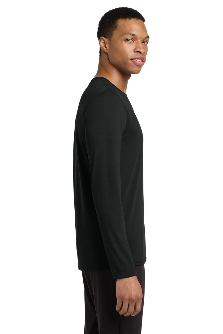 Black Gildan Performance Long Sleeve T-Shirt. 42400