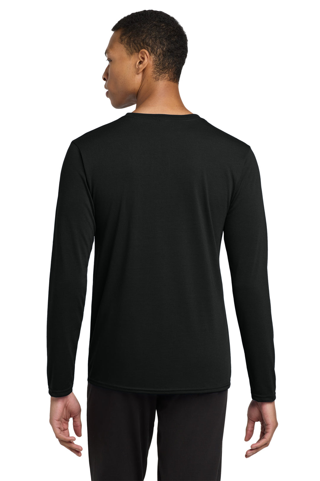 Black Gildan Performance Long Sleeve T-Shirt. 42400