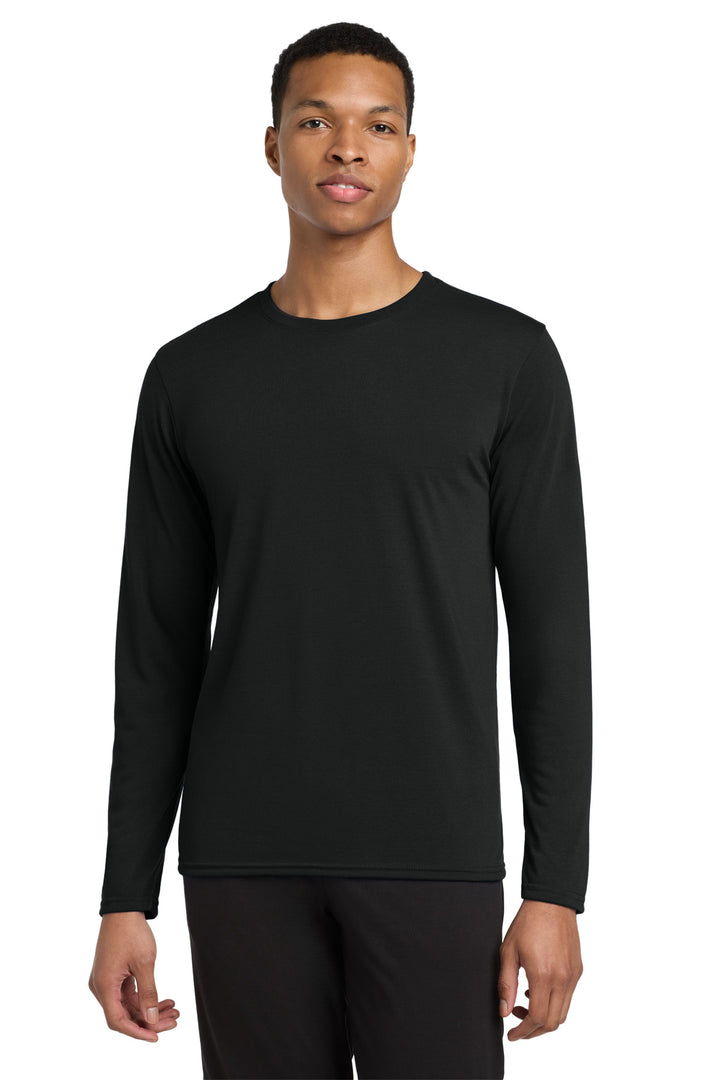 Black Gildan Performance Long Sleeve T-Shirt. 42400