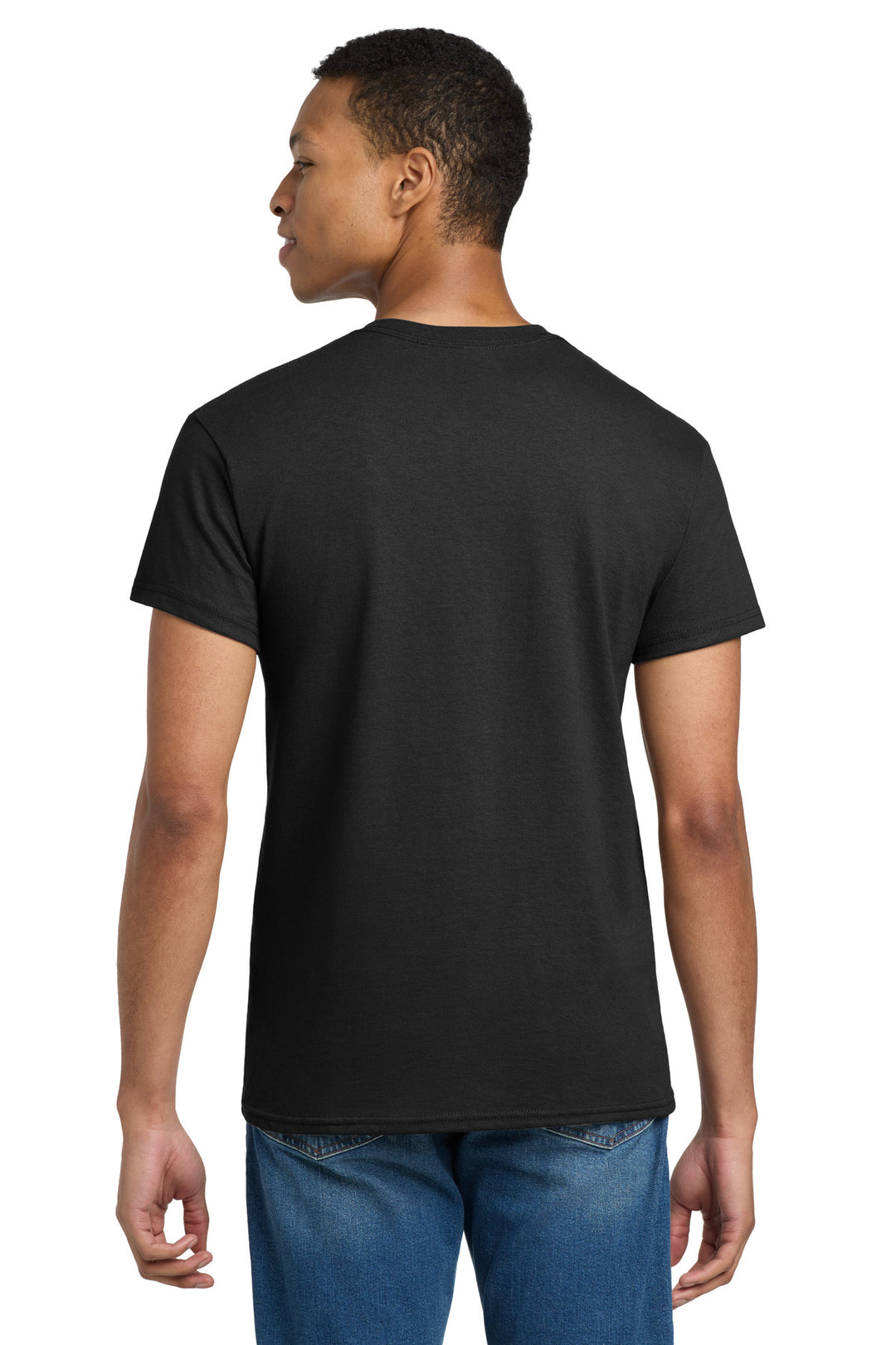 Black Gildan Tall 100% US Cotton T-Shirt 2000T