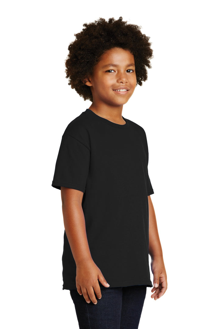 Black Gildan - Youth Ultra Cotton 100% US Cotton T-Shirt. 2000B