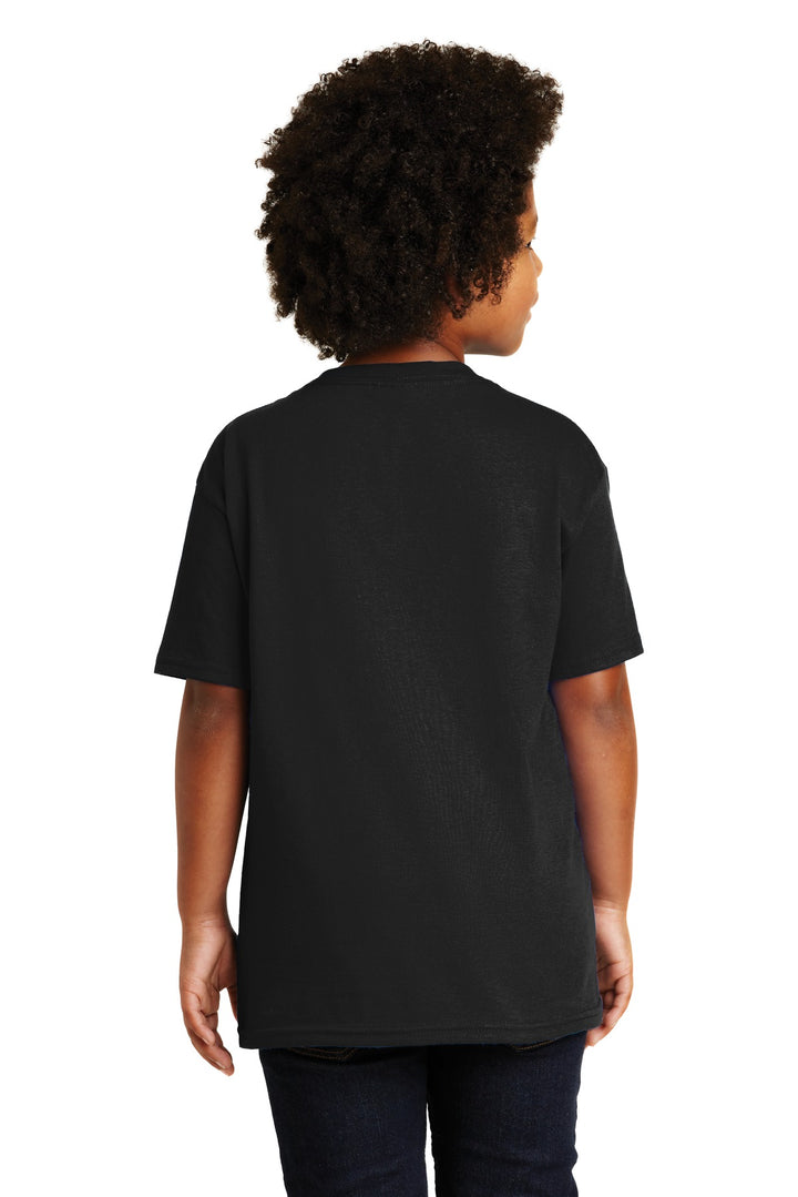 Black Gildan - Youth Ultra Cotton 100% US Cotton T-Shirt. 2000B