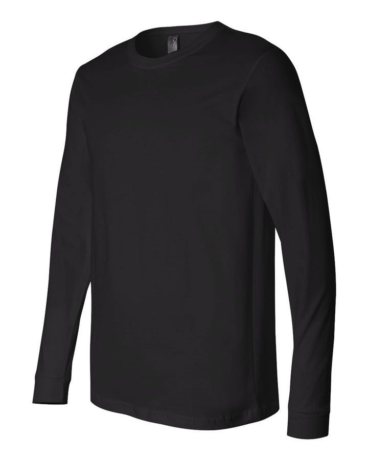 Black Jersey Long Sleeve Tee - 3501