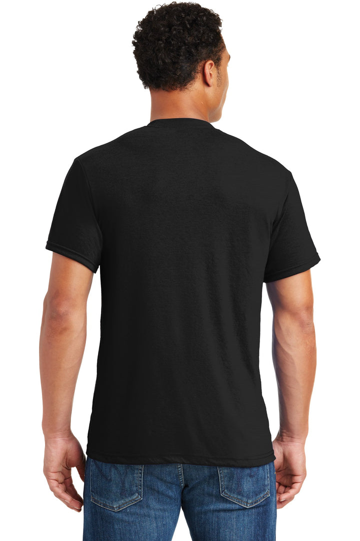 Black Jerzees Dri-Power 100% Polyester T-Shirt. 21M