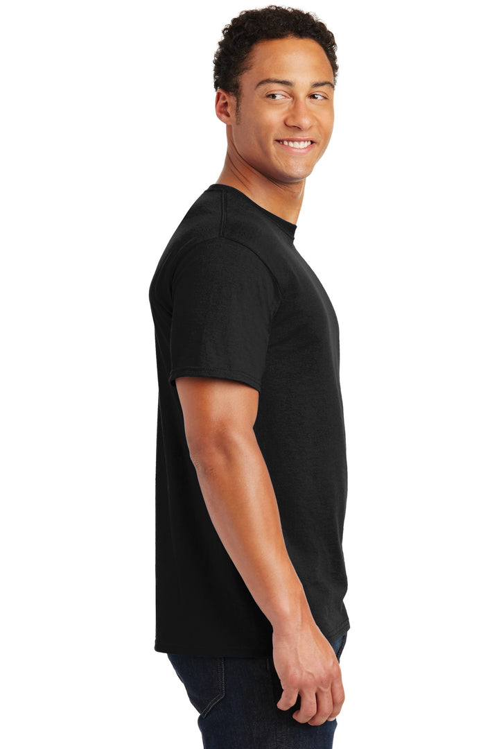 Black Jerzees - Dri-Power 50/50 Cotton/Poly T-Shirt. 29M