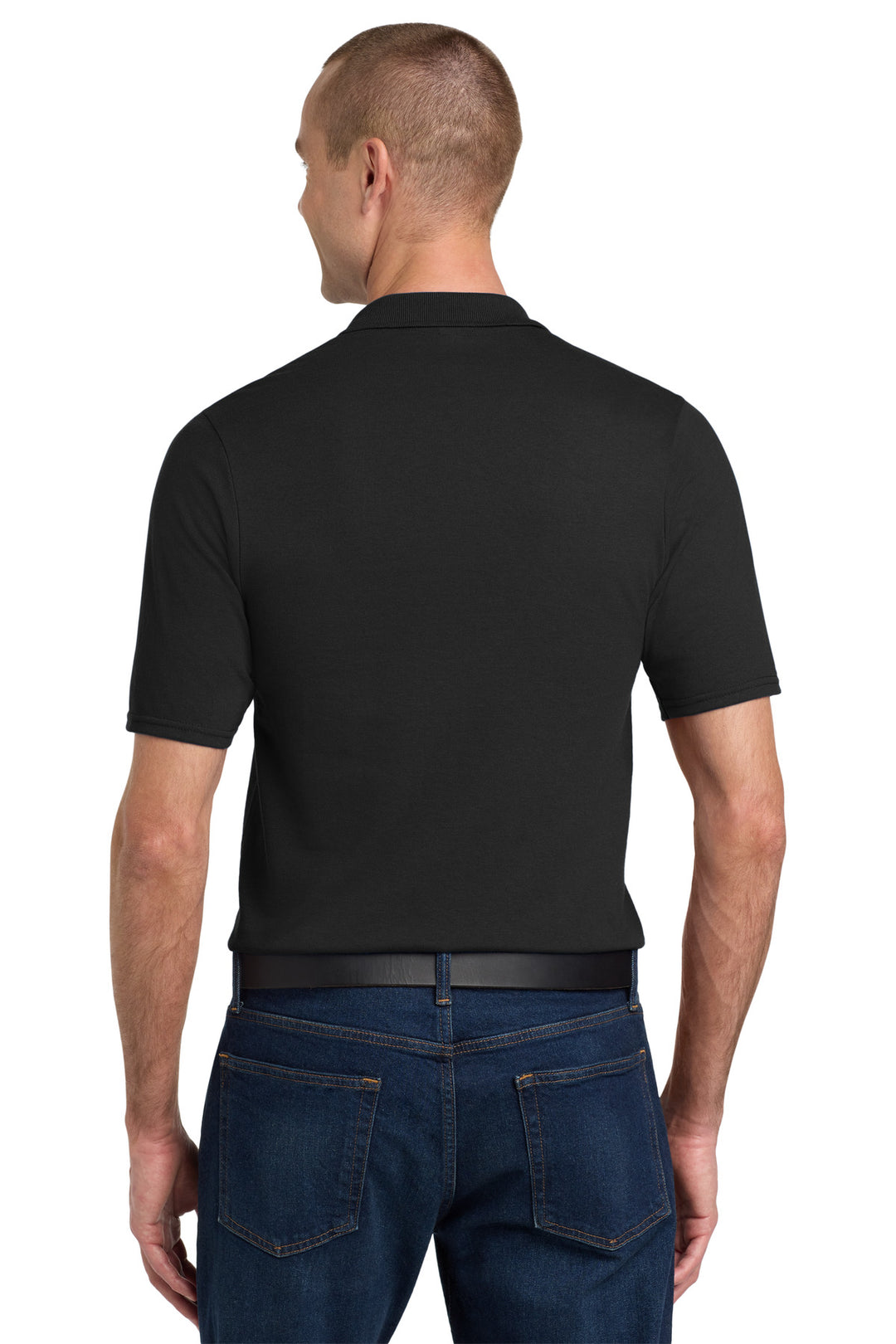 Black Jerzees Dri-Power Pocket Sport Shirt. 436MP