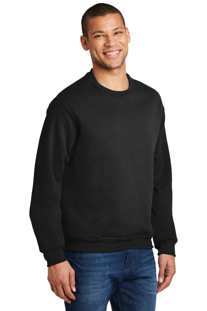 Black Jerzees - NuBlend Crewneck Sweatshirt. 562M