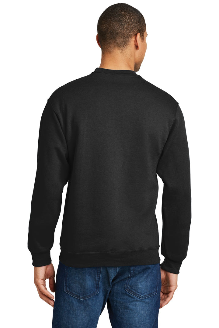 Black Jerzees - NuBlend Crewneck Sweatshirt. 562M