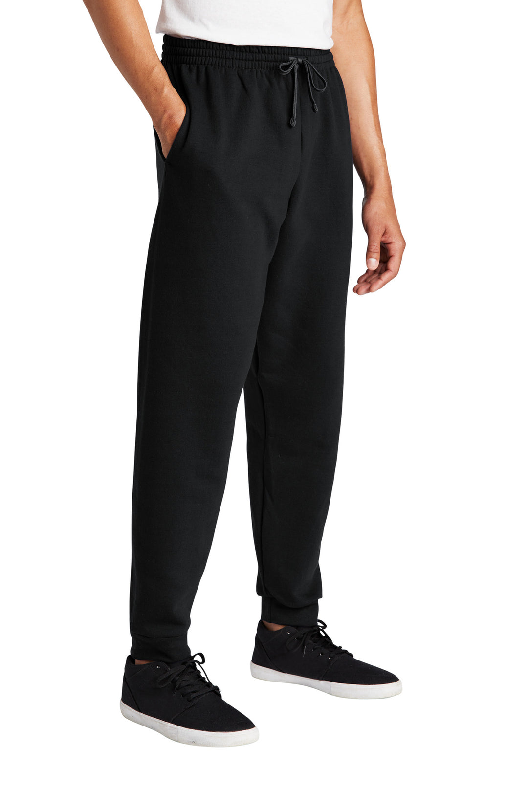 Black Jerzees NuBlend Fleece Jogger 975MP