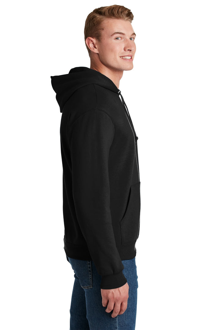 Black Jerzees NuBlend Pullover Hooded Sweatshirt. 996M