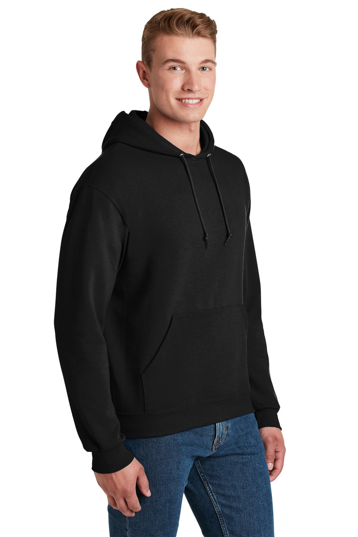 Black Jerzees NuBlend Pullover Hooded Sweatshirt. 996M