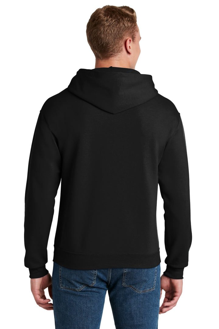 Black Jerzees NuBlend Pullover Hooded Sweatshirt. 996M