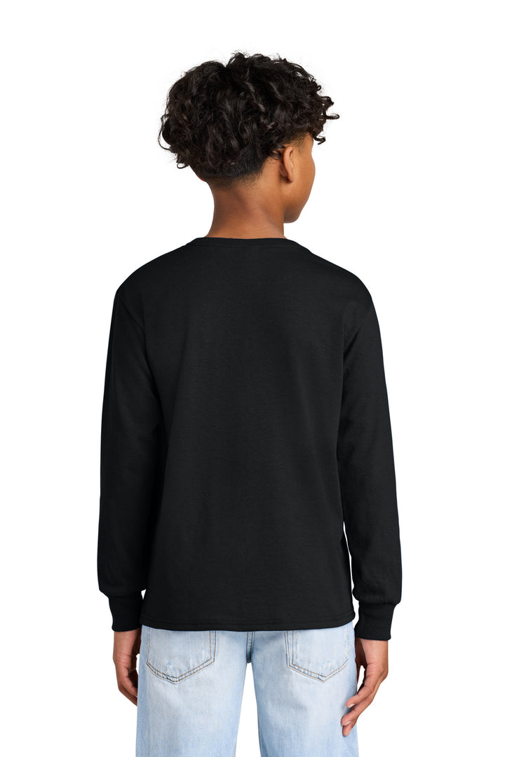 Black Jerzees Youth Dri-Power 50/50 Cotton/Poly Long Sleeve 29BL