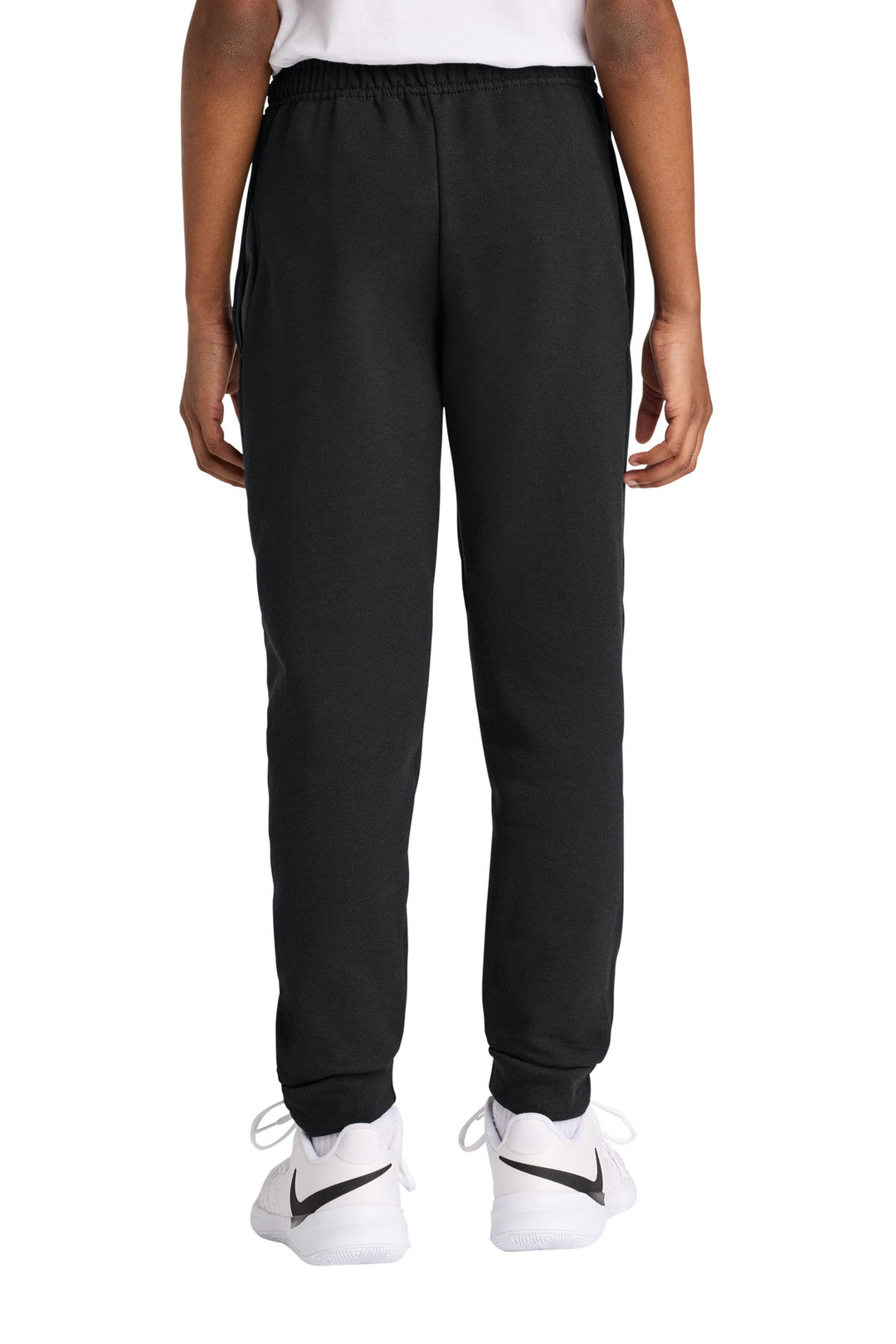 Black Jerzees Youth NuBlend Jogger Sweatpant 975B