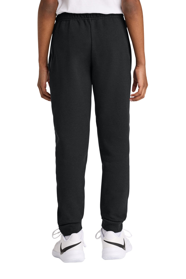 Black Jerzees Youth NuBlend Jogger Sweatpant 975B