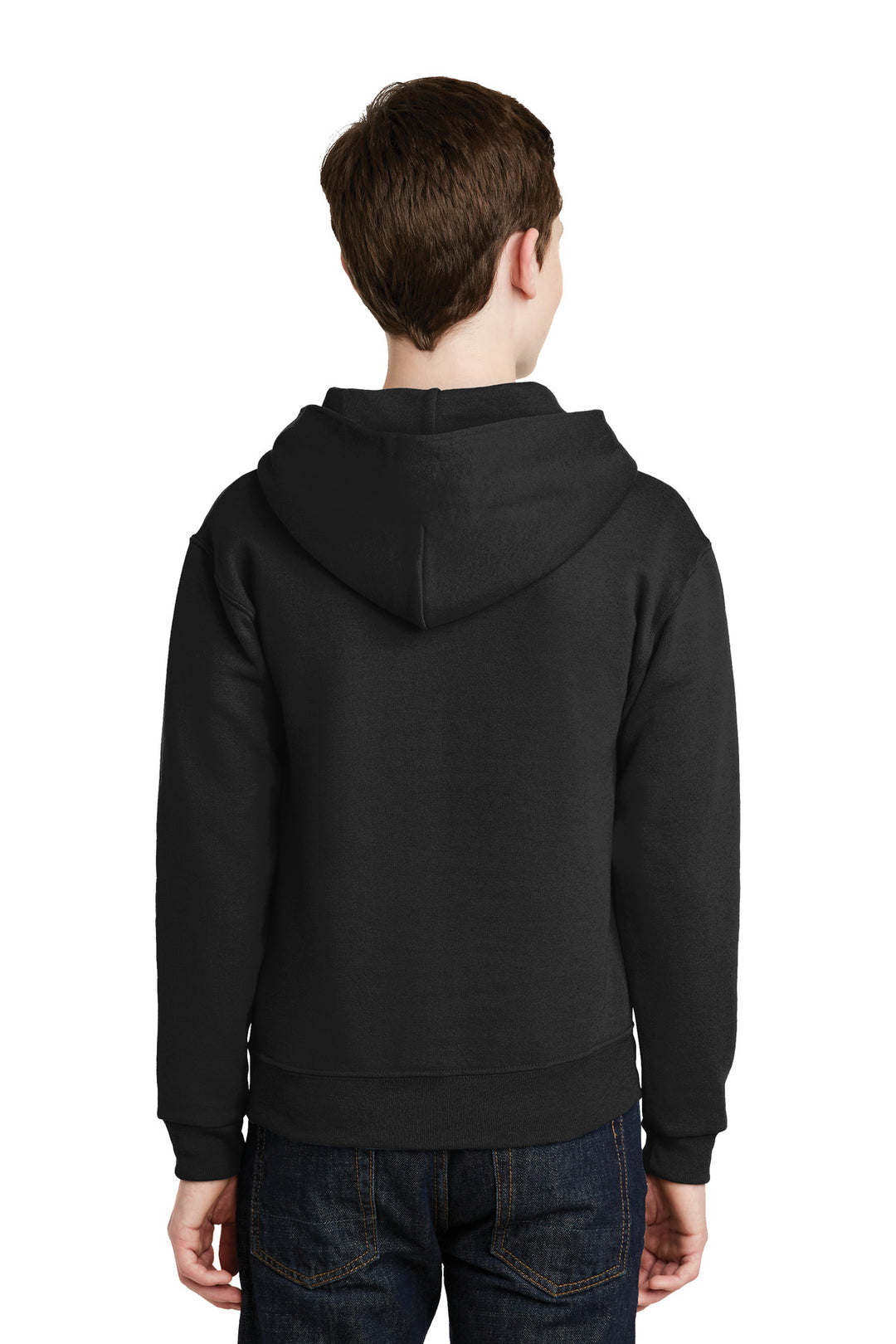 Black Jerzees - Youth NuBlend Pullover Hooded Sweatshirt. 996Y