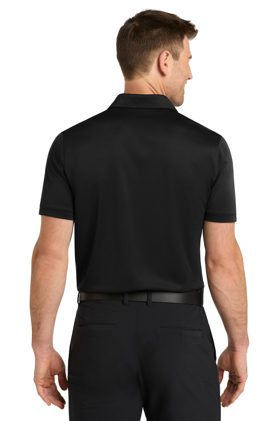Black Nike Dri-FIT Players Modern Fit Polo. 799802