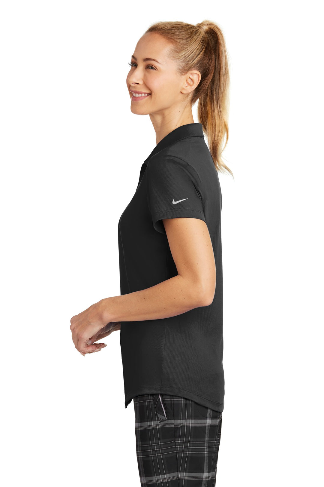 Black Nike Women's Dri-FIT Legacy Polo. 838957
