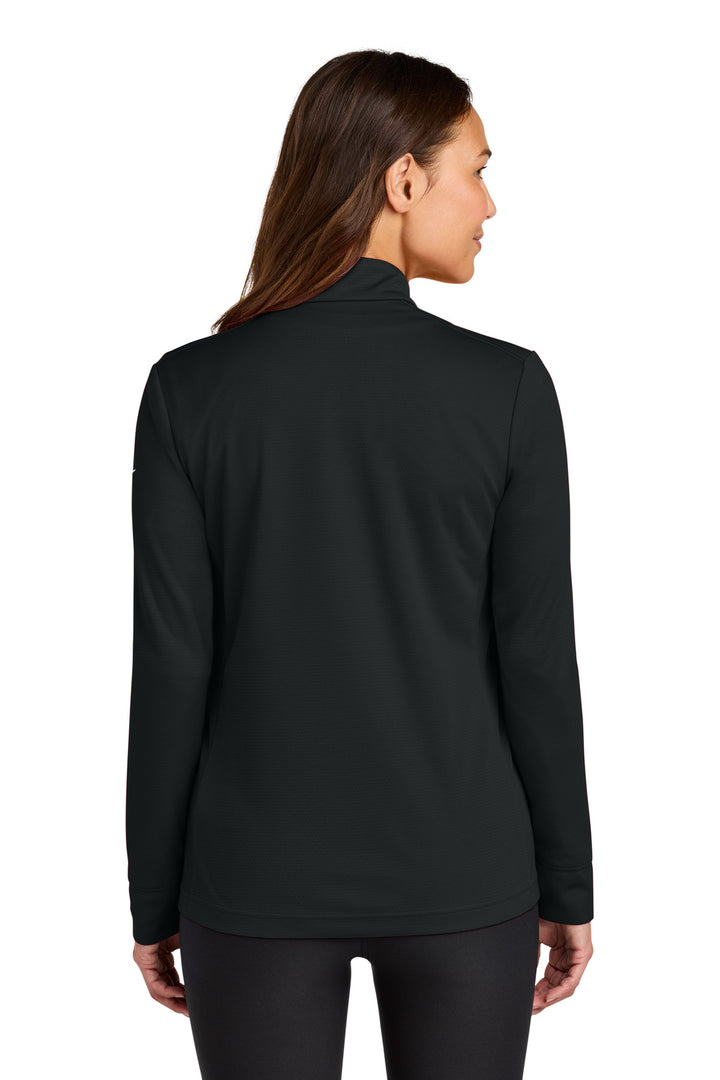 Black Nike Women's Essential 1/2-Zip Cover-Up NKHM7969