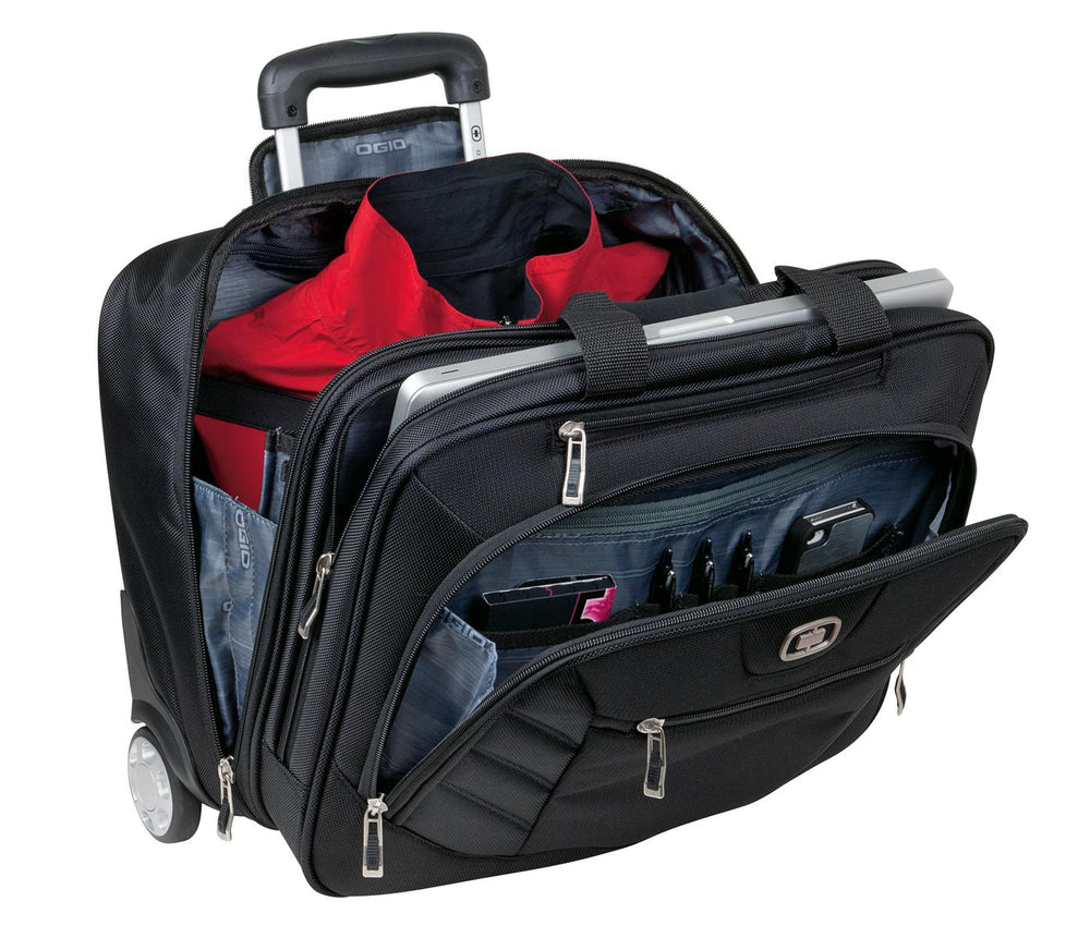 Black OGIO - Lucin Wheeled Briefcase. 417018