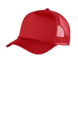 Black Port Authority 5-Panel Snapback Cap. C932