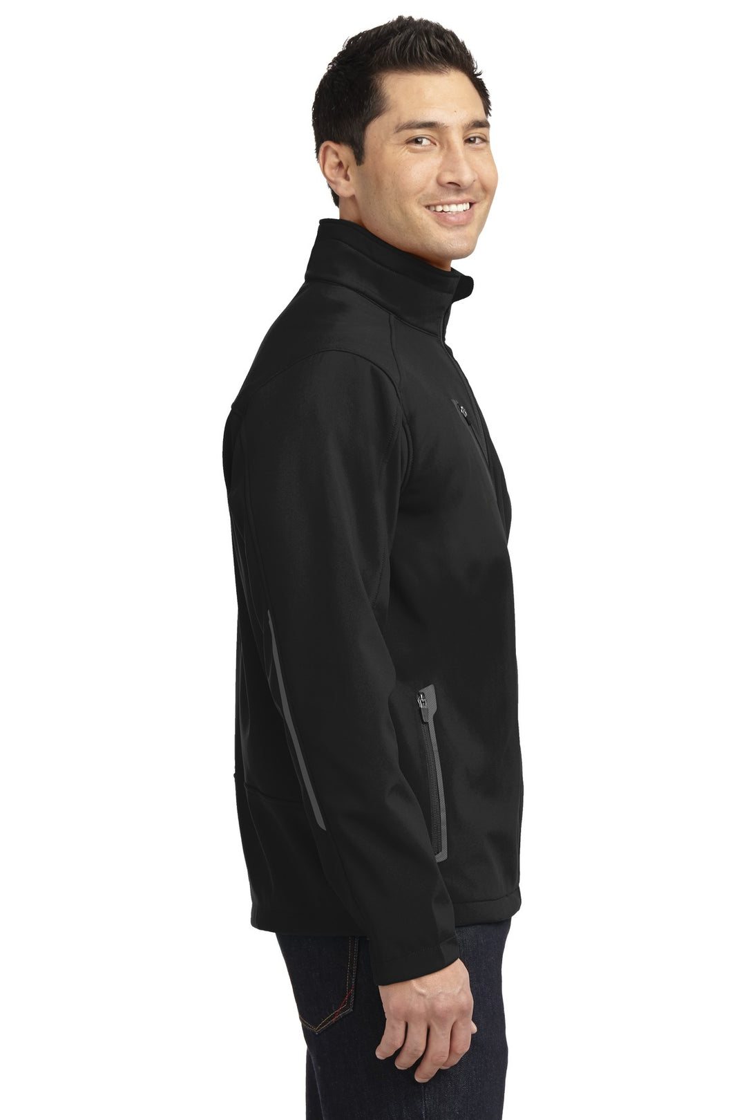 Black Port Authority Welded Soft Shell Jacket. J324