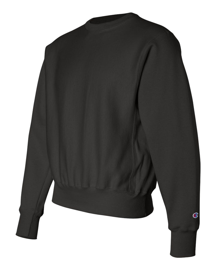 Black Reverse Weave® Crewneck Sweatshirt - S149