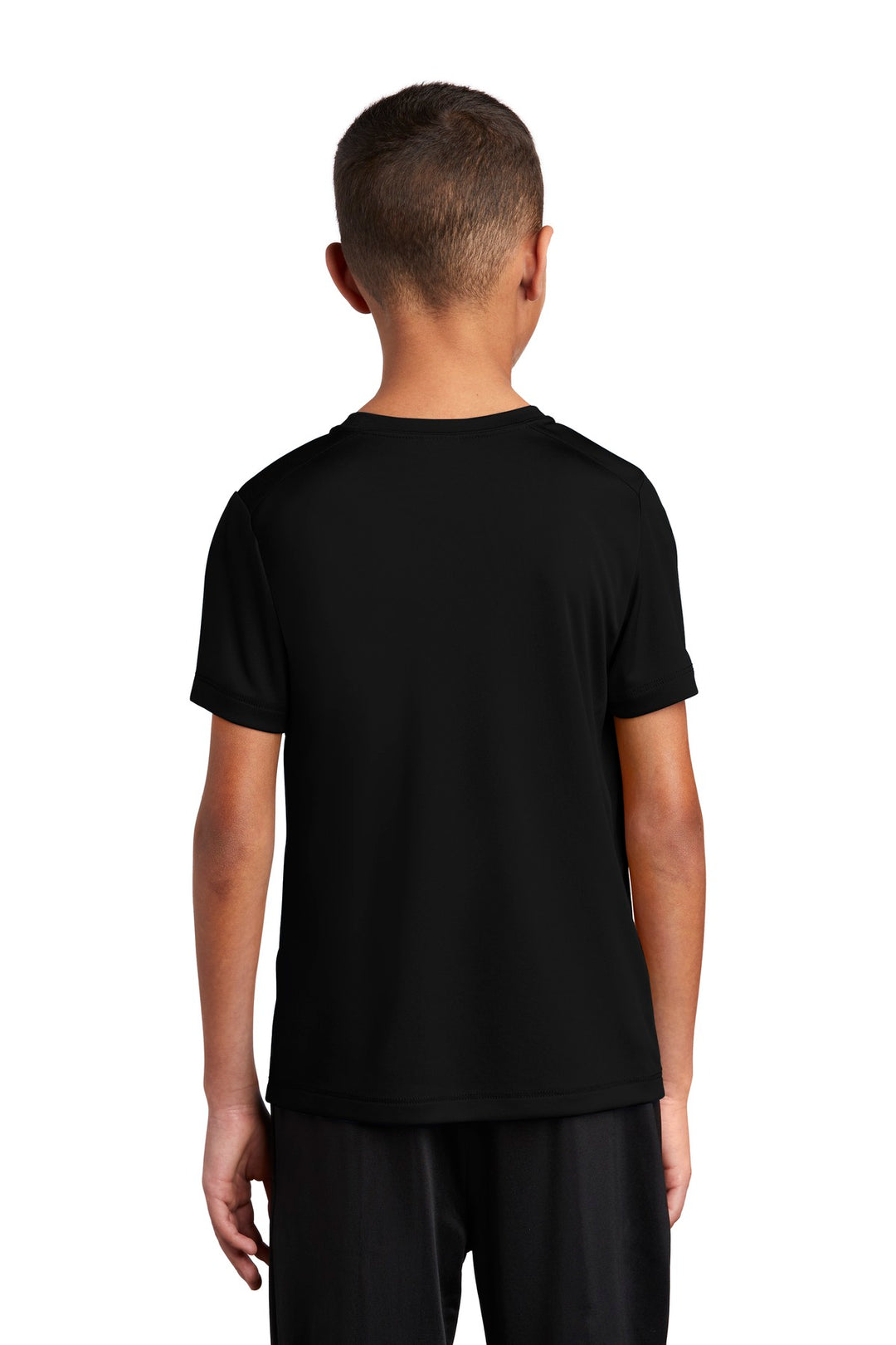 Black Sport-Tek Youth Posi-UV Pro Tee. YST420