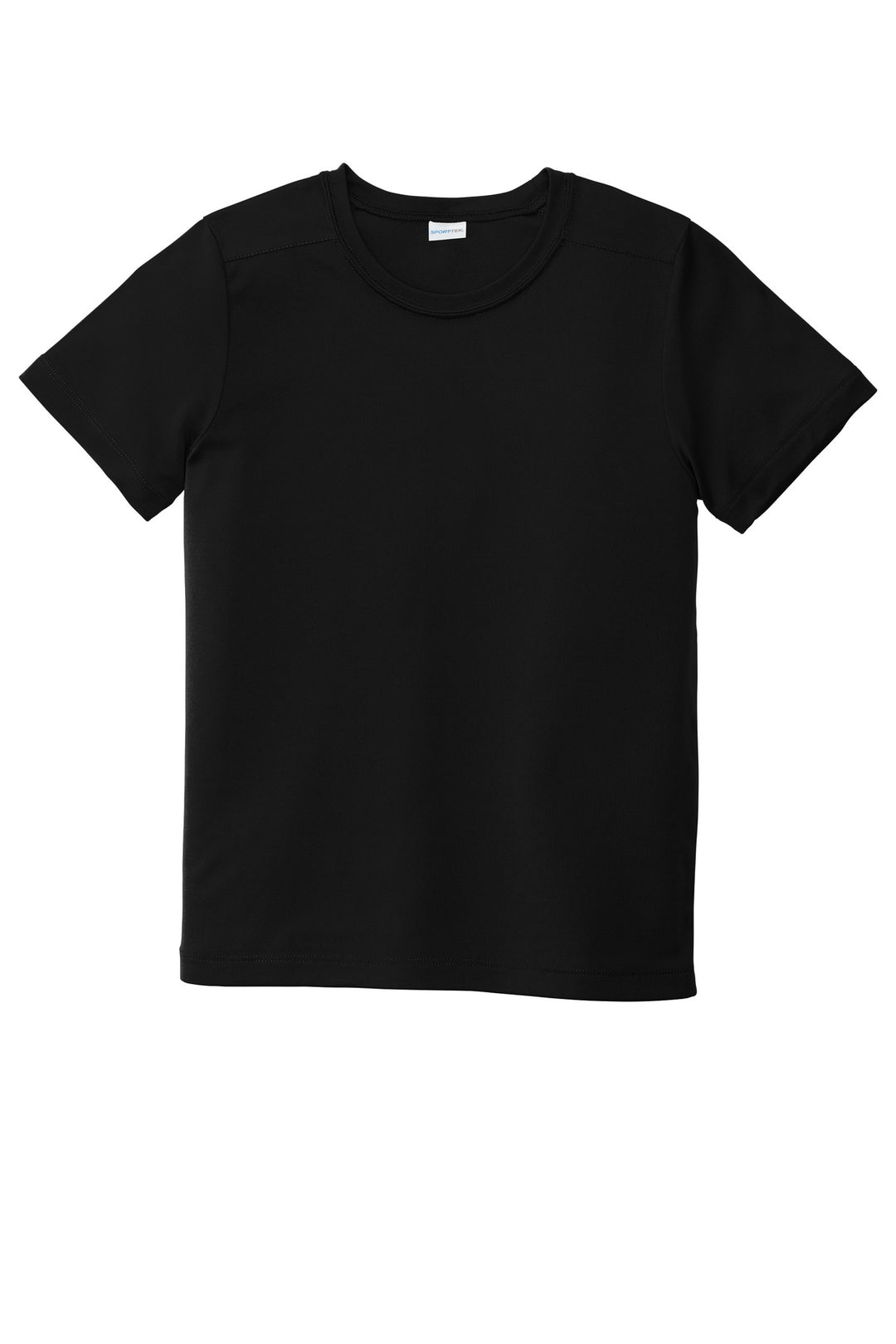 Black Sport-Tek Youth Posi-UV Pro Tee. YST420