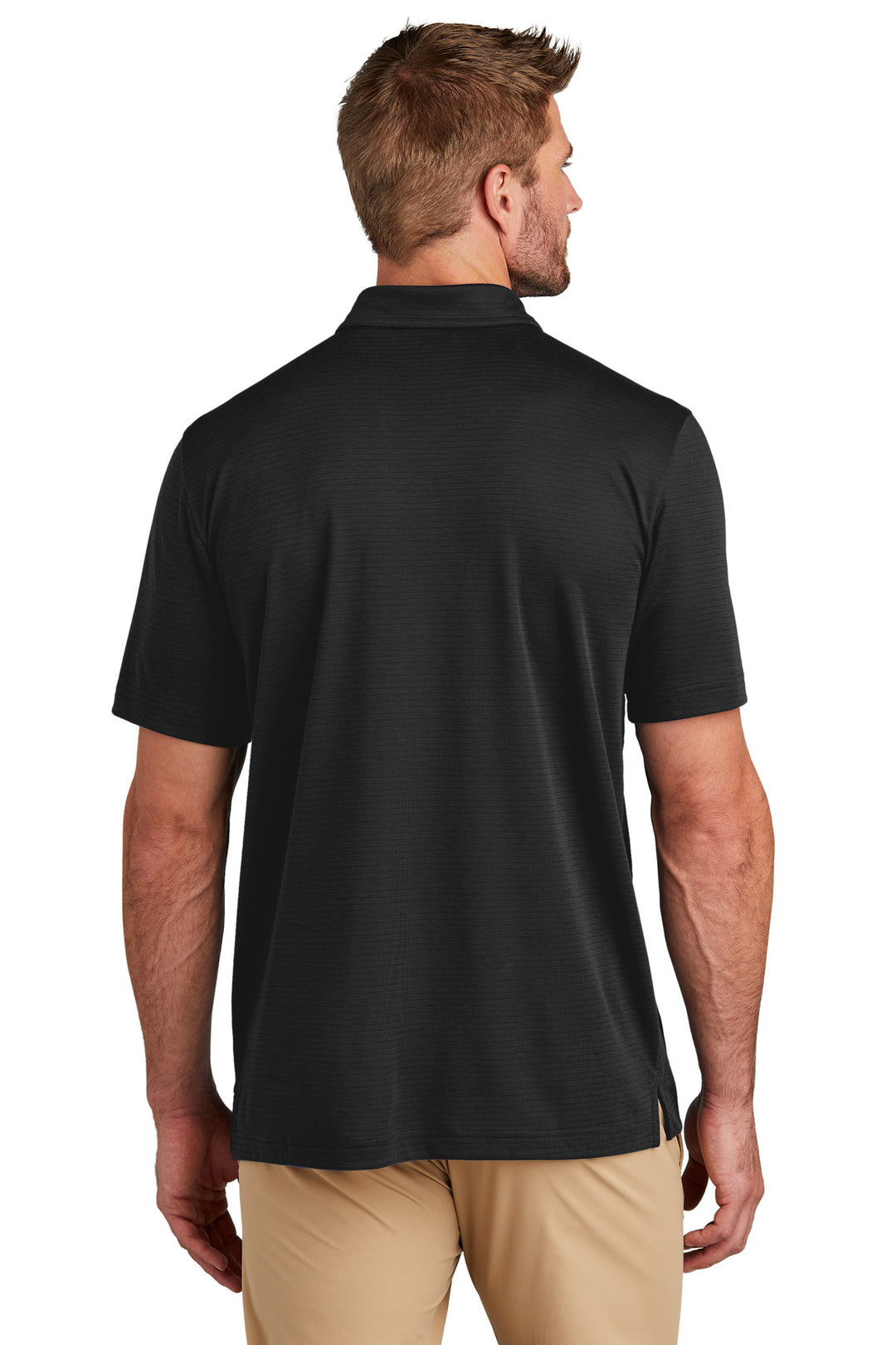 Black TravisMathew Bayfront Solid Polo TM1MY399
