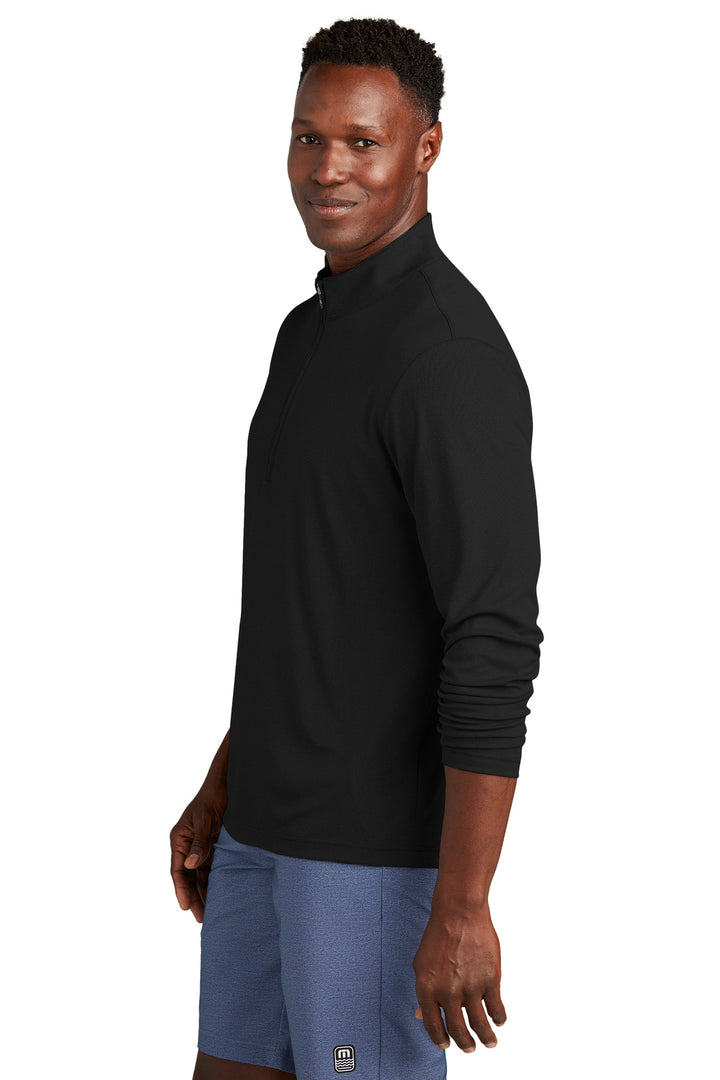 Black TravisMathew Coto Performance 1/4-Zip TM1MY397