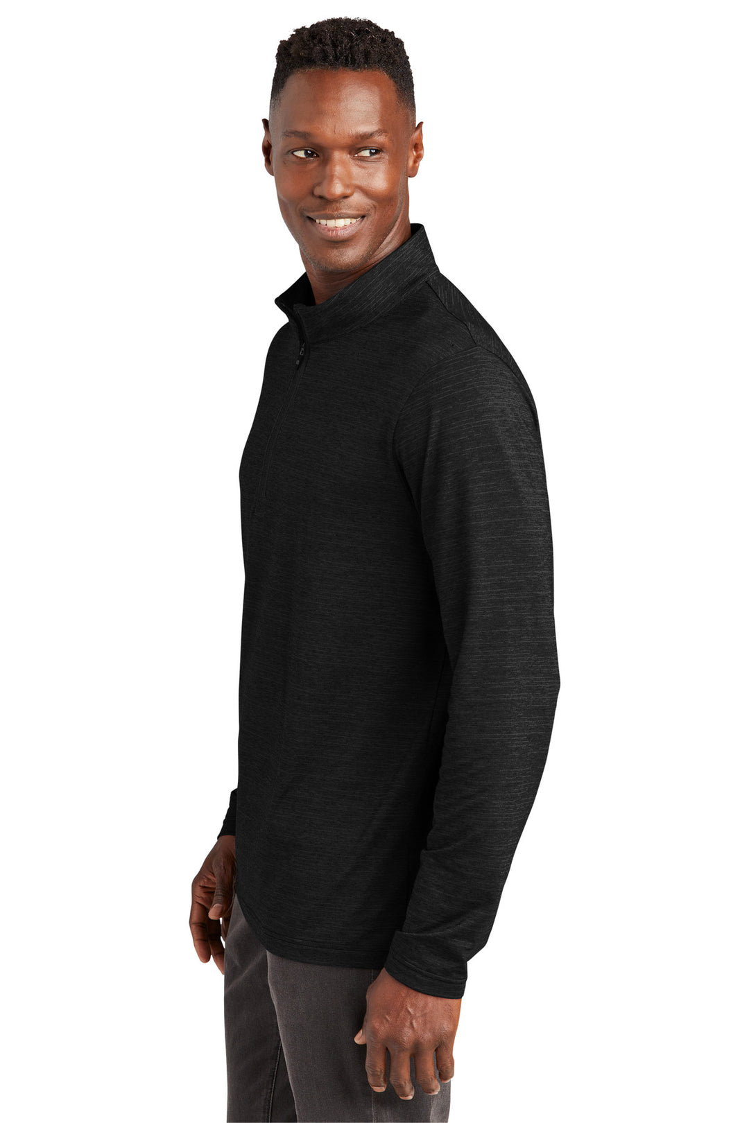 Black TravisMathew Crestview 1/4-Zip TM1MW452