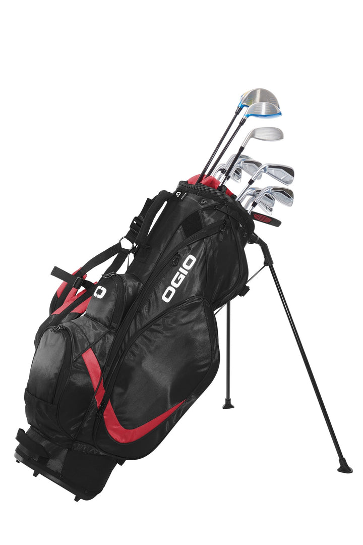 Black/Red OGIO Vision 2.0 Golf Bag 425044