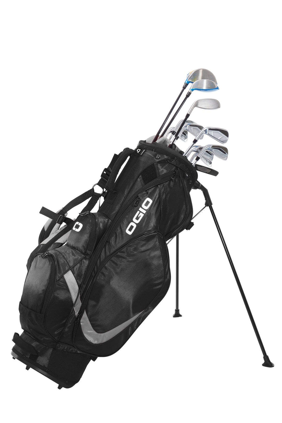 Black/Silver OGIO Vision 2.0 Golf Bag 425044