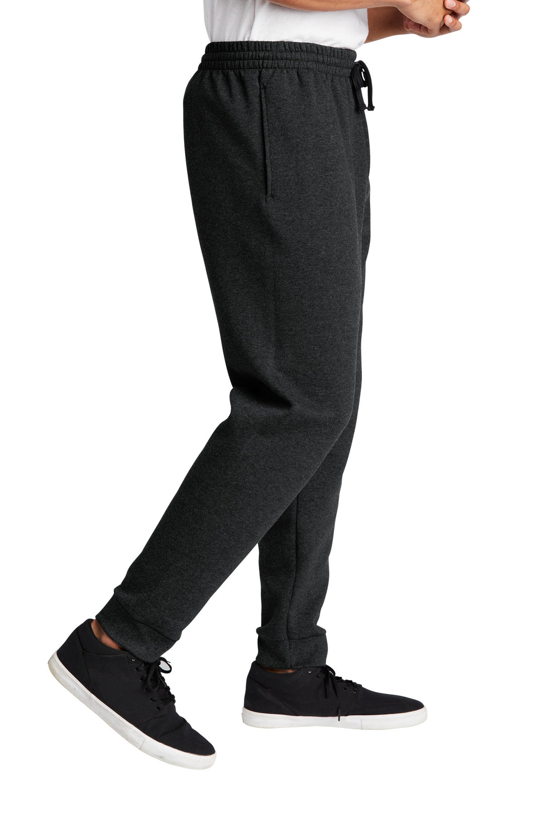 BlkHthr Jerzees NuBlend Fleece Jogger 975MP