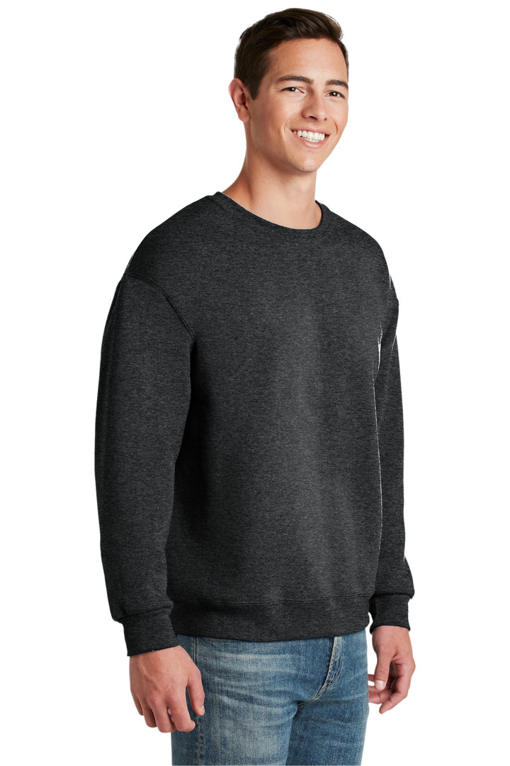 BlkHthr Jerzees Super Sweats NuBlend - Crewneck Sweatshirt. 4662M