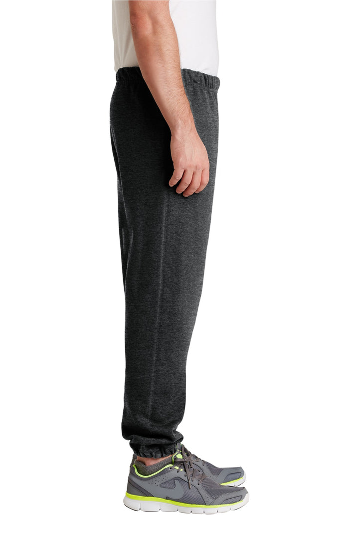 BlkHthr Jerzees Super Sweats NuBlend - Sweatpant with Pockets. 4850MP