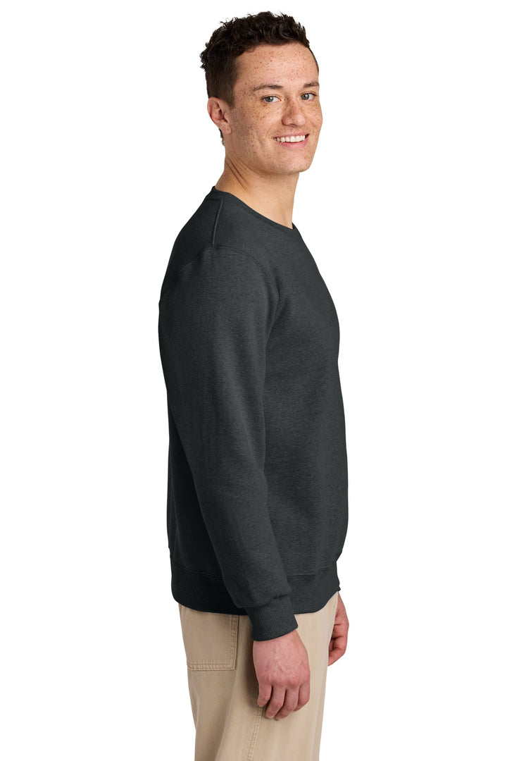 BlkInkHtr Jerzees Eco Premium Blend Crewneck Sweatshirt 701M