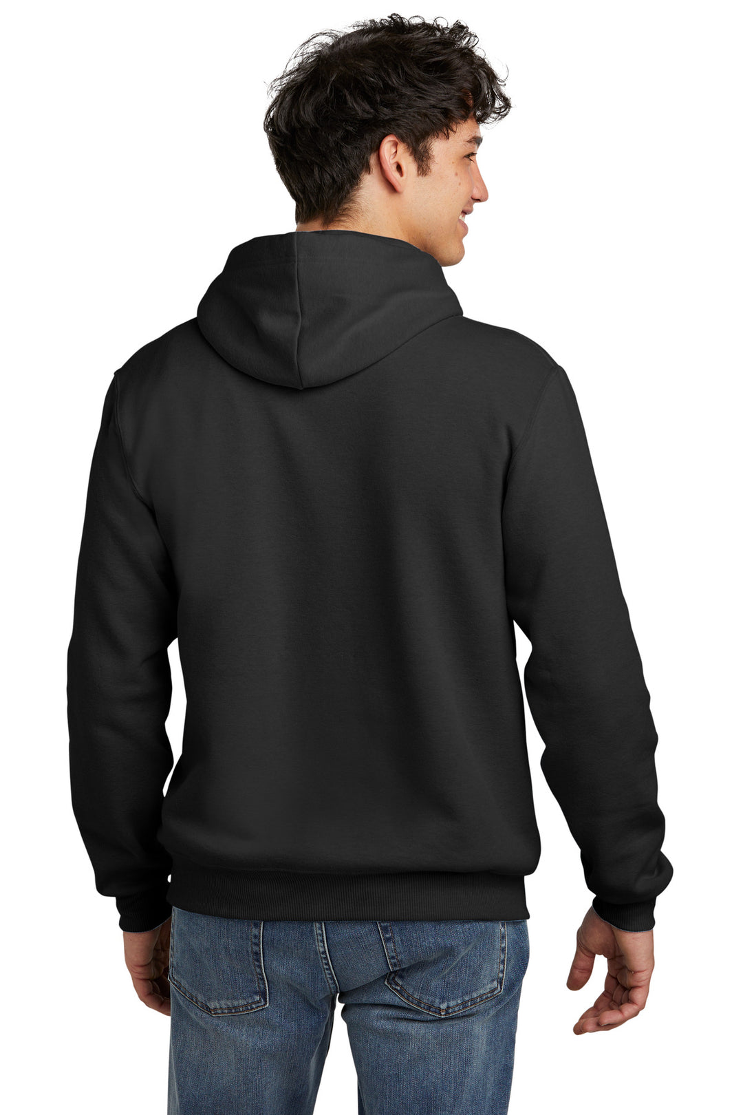 BlkInkHtr Jerzees Eco Premium Blend Pullover Hooded Sweatshirt 700M