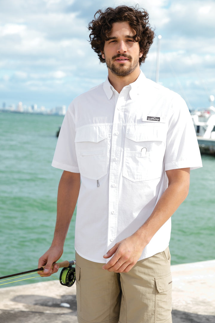 Blue Gill Eddie Bauer - Short Sleeve Fishing Shirt. EB608
