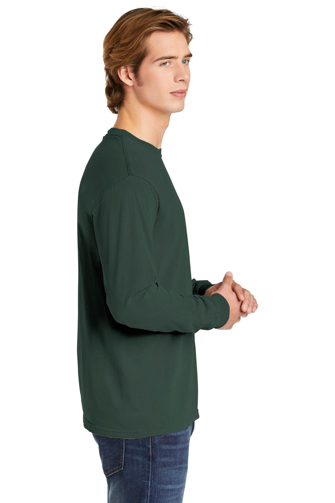 Blue Spruce COMFORT COLORS Heavyweight Ring Spun Long Sleeve Tee. 6014