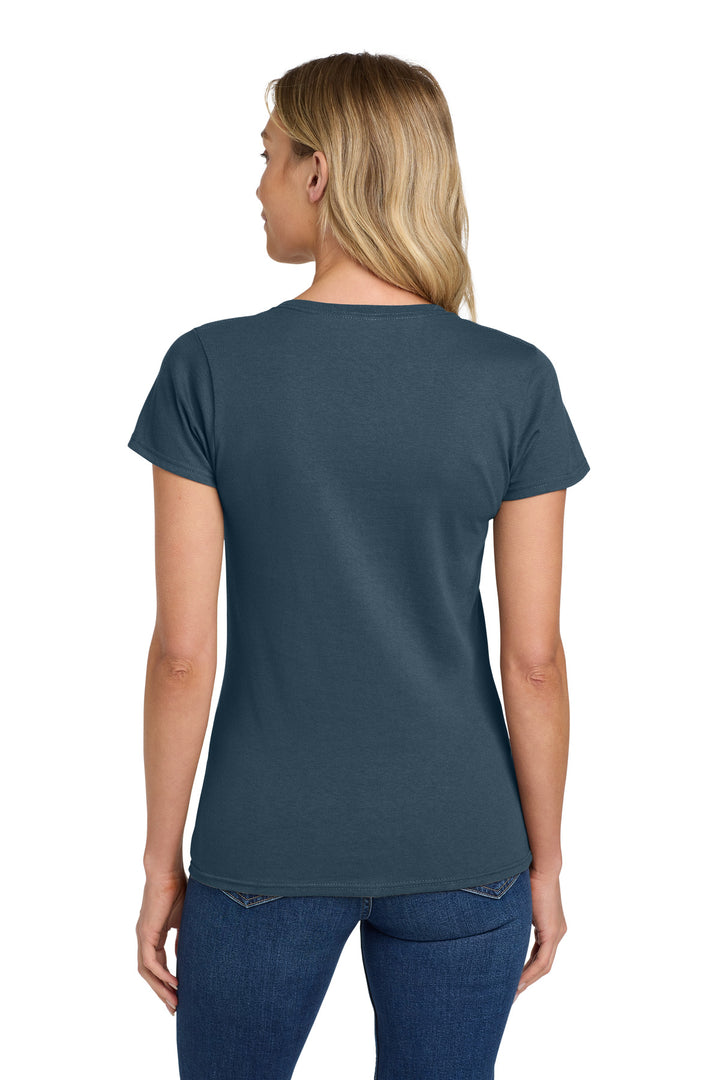 BlueDusk Gildan Women's Heavy Cotton 100% Cotton T-Shirt. 5000L